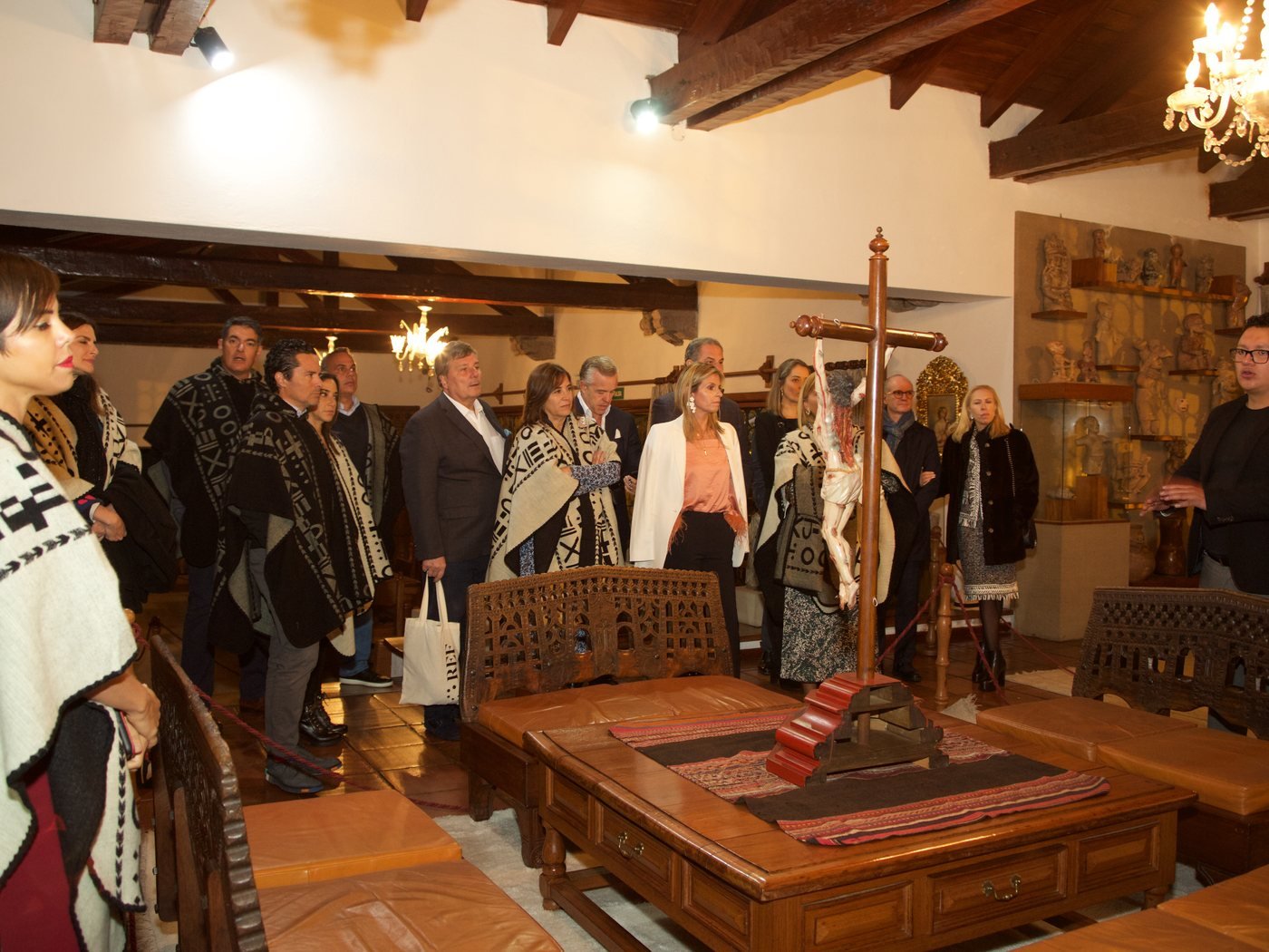 Reception at the Guayasamín house