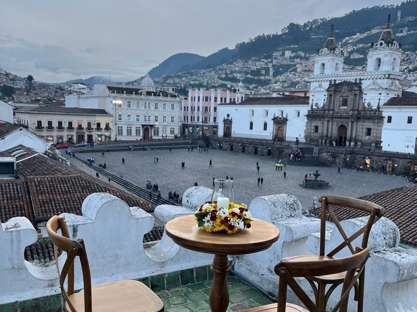 Terrace over the historic center