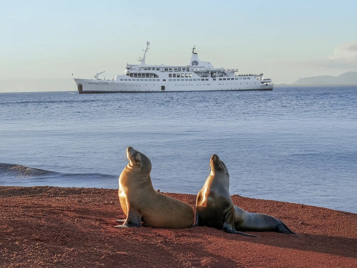 M/V Galápagos Legend at anchor
