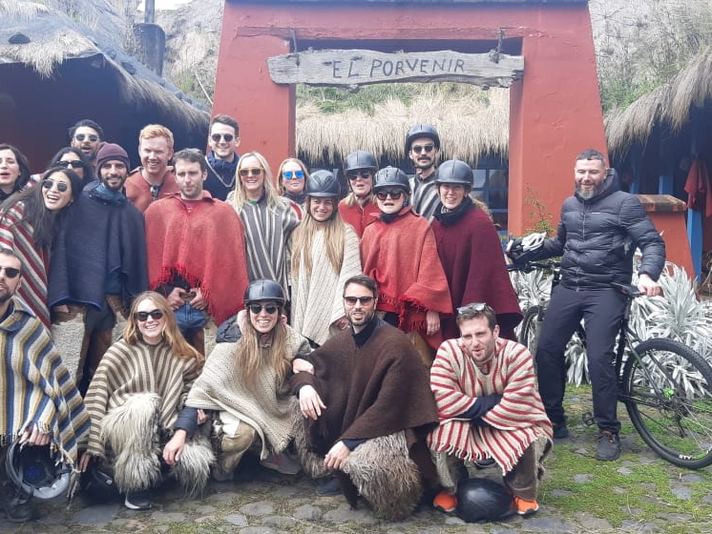 The group at Hacienda El Porvenir