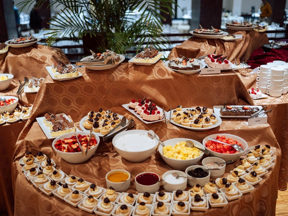Gourmet catering for a corporate event