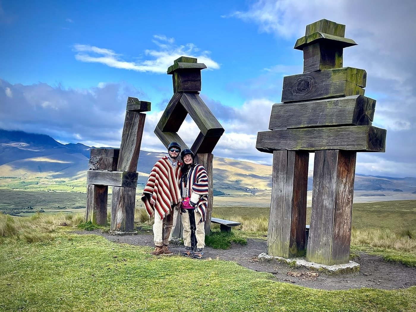 Guests on the paramo below Cotopaxi